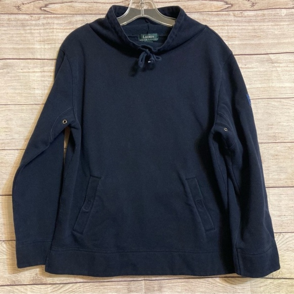 Lauren Ralph Lauren Women’s Marine‎ Supply Co. Pullover Sweatshirt Small Navy